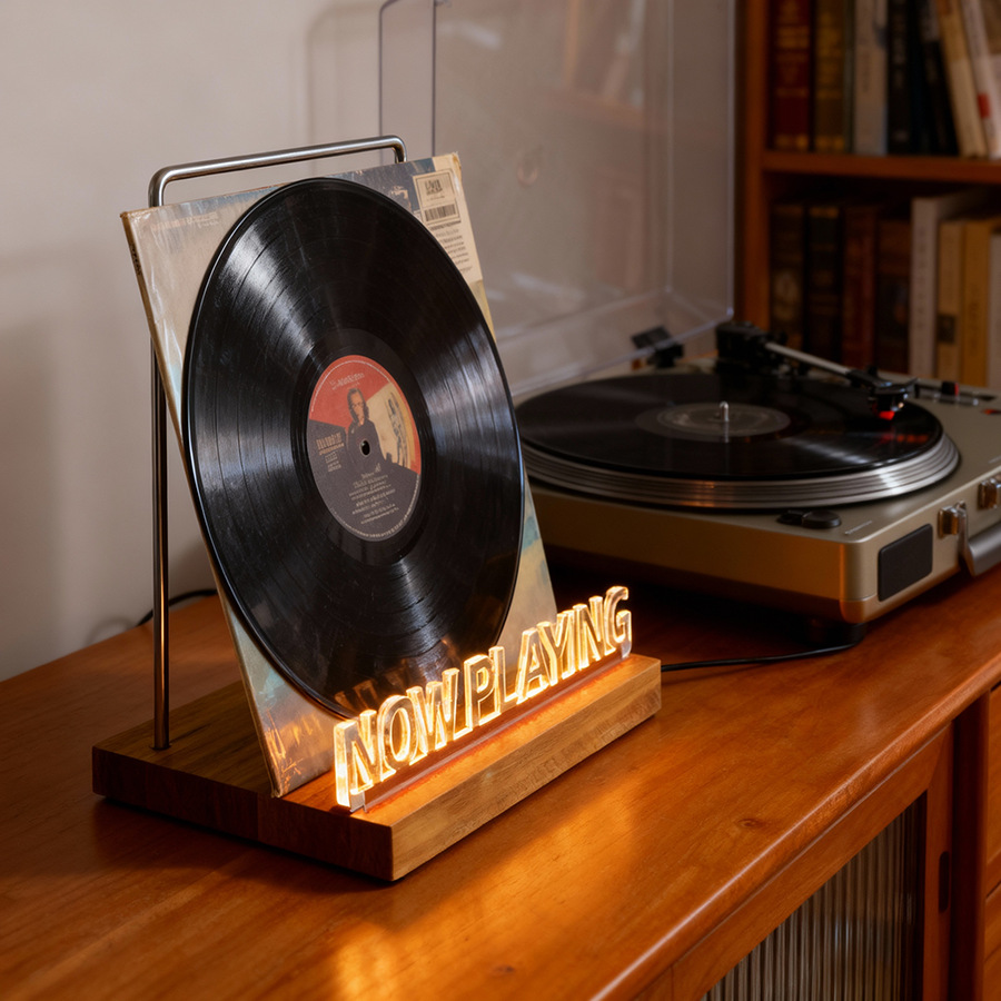Kitchen Appliances Vintage - 비닐 레코드 홀더 스탠드, 커피숍 장식용