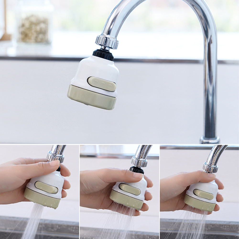 360 학위 회전 주방 수도꼭지 통풍기 조정 가능한 3 - Kitchen Appliances Offers 리뷰 및 가격