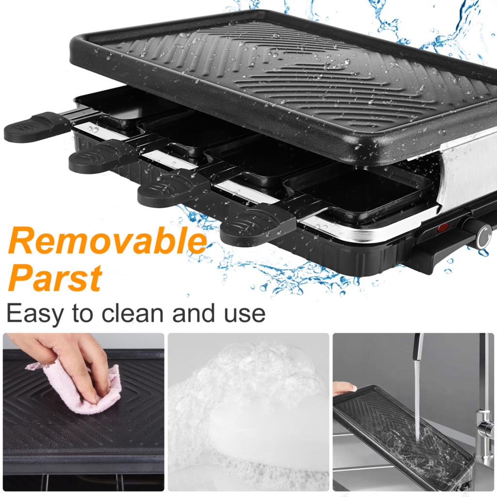 테이블 그릴 전기 한국식 바베큐 그릴 실내 치즈 라클렛 - Raclette Grill Table 리뷰 및 가격