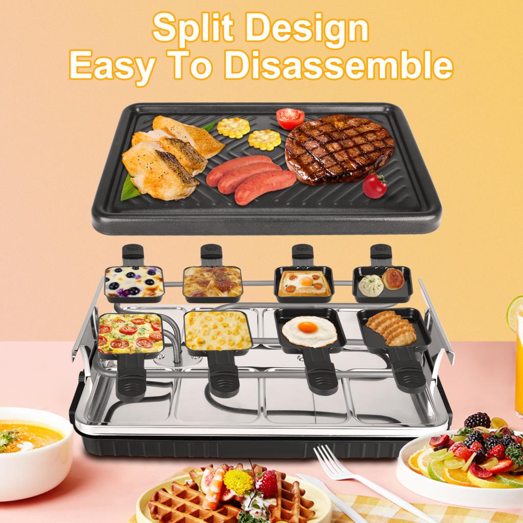 테이블 그릴 전기 한국식 바베큐 그릴 실내 치즈 라클렛 - Raclette Grill Table 리뷰 및 가격