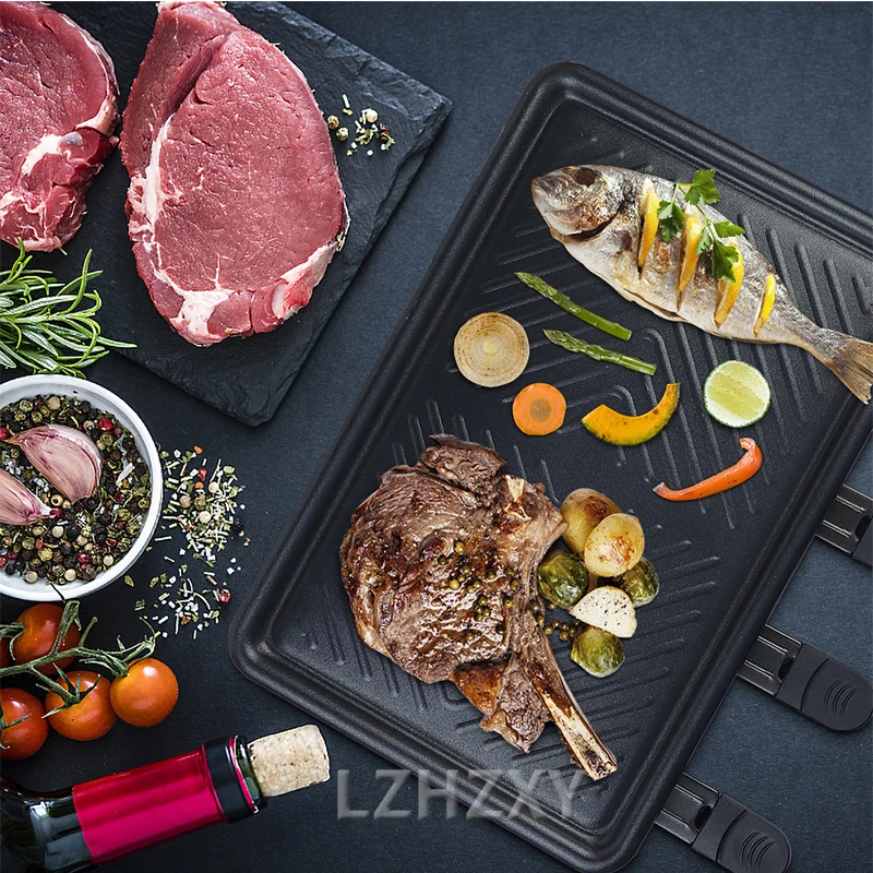 테이블 그릴 전기 한국식 바베큐 그릴 실내 치즈 라클레 - Raclette Grill Table 리뷰 및 가격