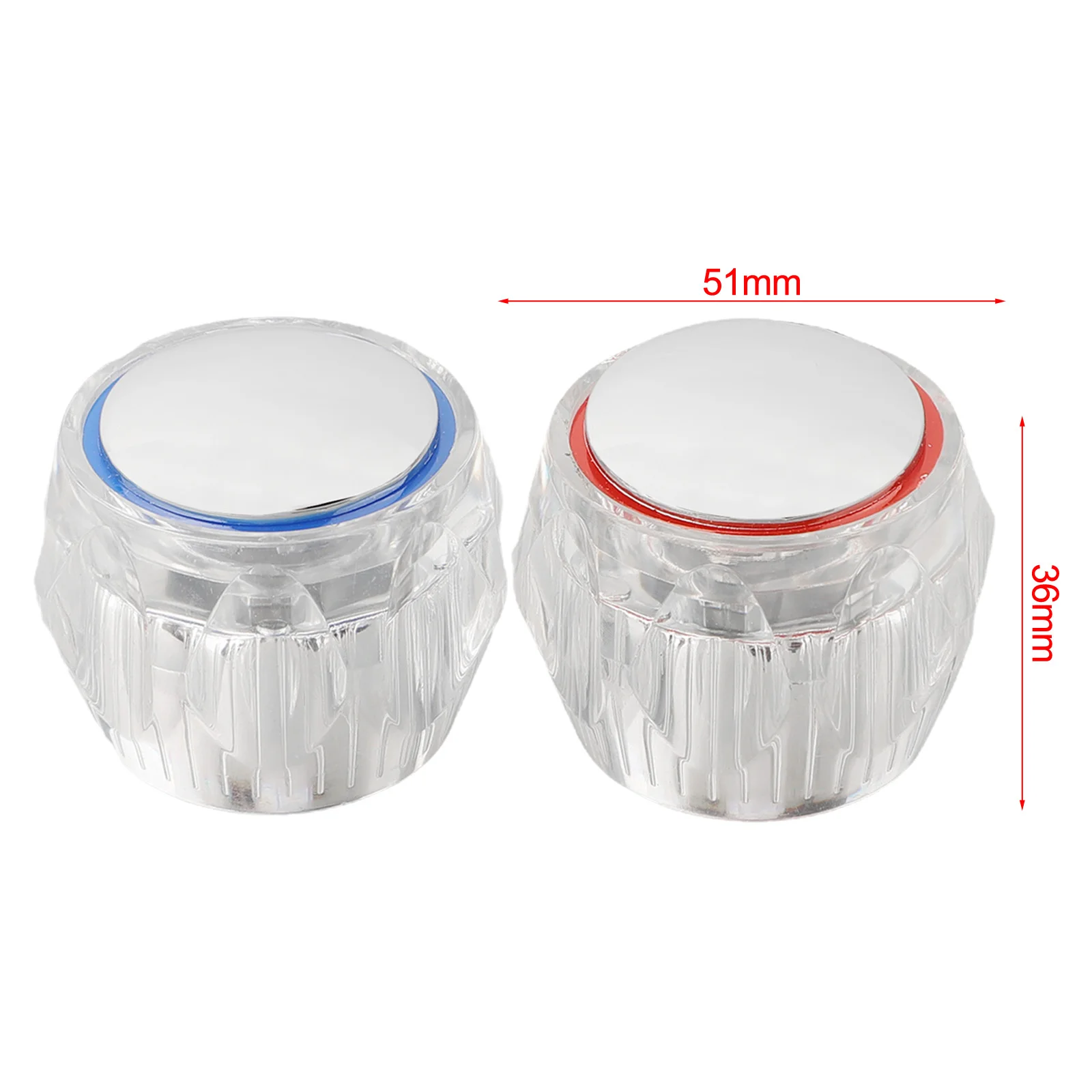 주방 및 욕실 수도꼭지용 2PCS 교체용 아크릴 탭 헤 - Kitchen Appliances Offers 리뷰 및 가격